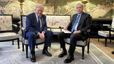 Turkish President Recep Tayyip Erdoğan met with U.S. President Donald