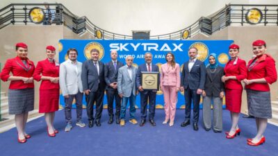 Turkish Airlines has been honored with a total of eight