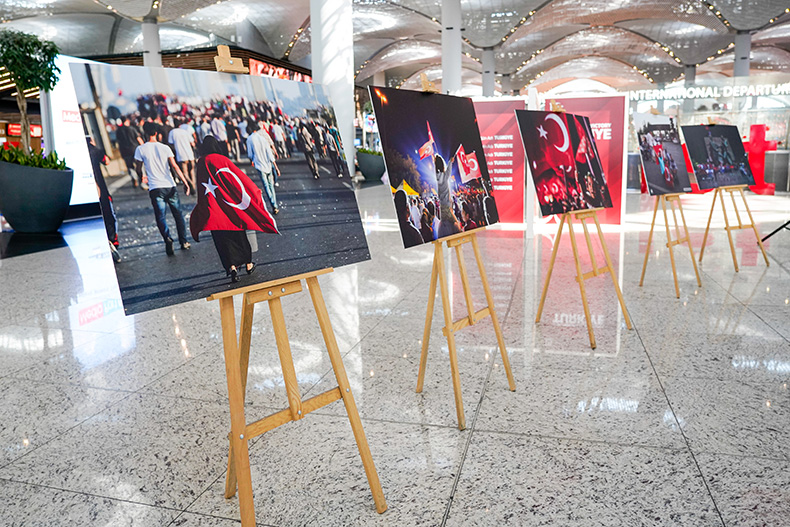 Millî iradenin simgelerinden “15 Temmuz” günü, İGA İstanbul Havalimanı’nda bu