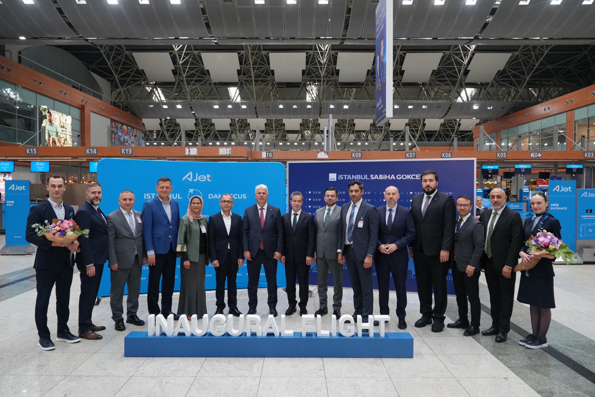 AJet, bugün itibariyle İstanbul Sabiha Gökçen Havalimanı’ndan (İSG) Suriye’nin başkenti