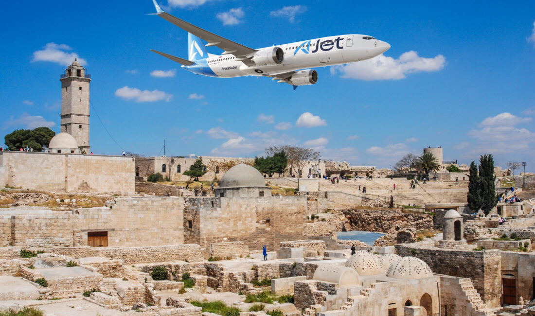 Türkiye'nin en genç havayolu AJet, Suriye'de Şam'dan sonra Halep'i de