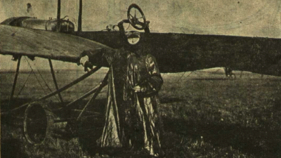 Belkıs Şevket was the first Turkish woman to fly in