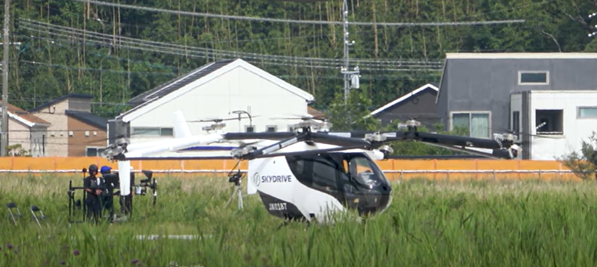 The SkyDrive SD-05, a three-seater electric aircraft, has been conducting