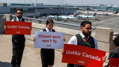 Air Canada has announced the cancellation of flights starting Thursday,