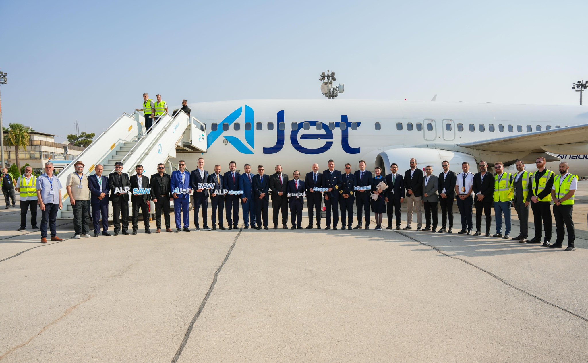 Türkiye’nin en genç hava yolu şirketi AJet, Suriye’nin başkenti Şam’dan