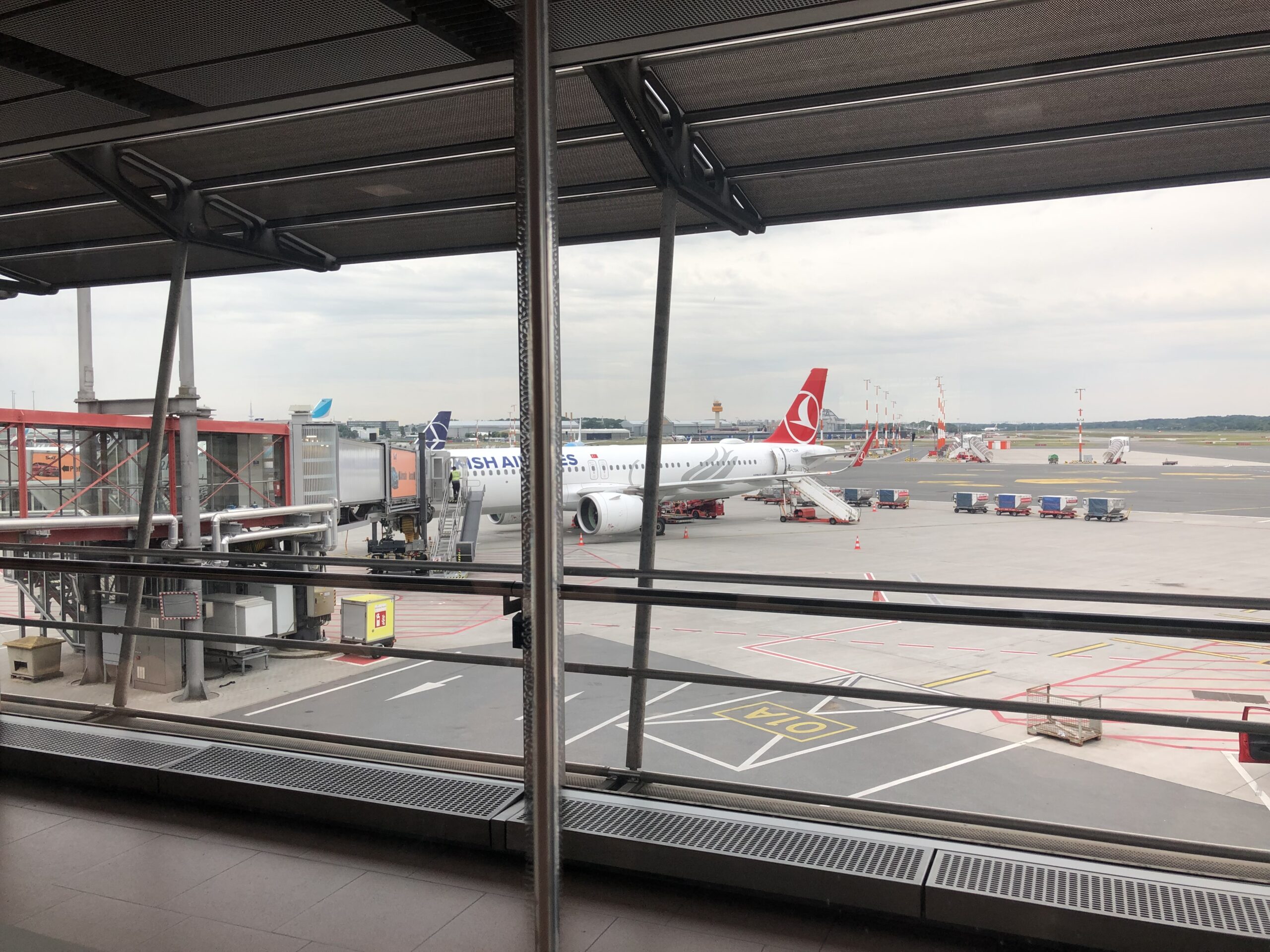 Türk Hava Yolları (THY) Genel Müdürü Bilal Ekşi, uçak içinde