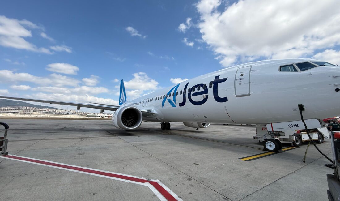 AJet’in filosuna katacağı TC-OHB tescilli ikinci Boeing 737-8 MAX öğle
