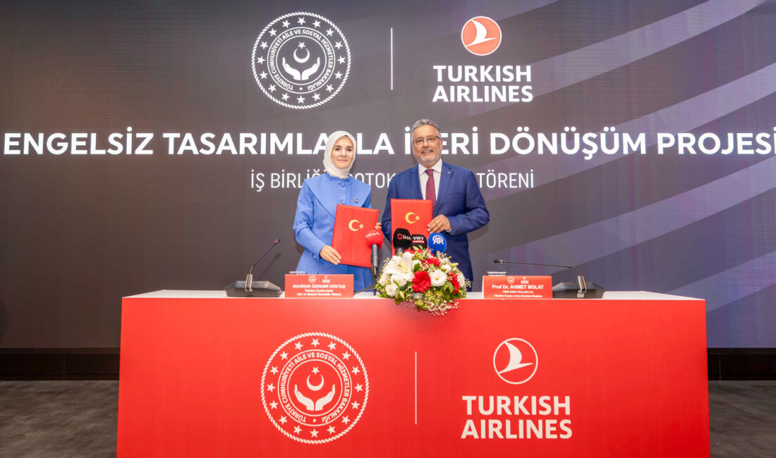 Türk Hava Yolları ile Aile ve Sosyal Hizmetler Bakanlığı arasında