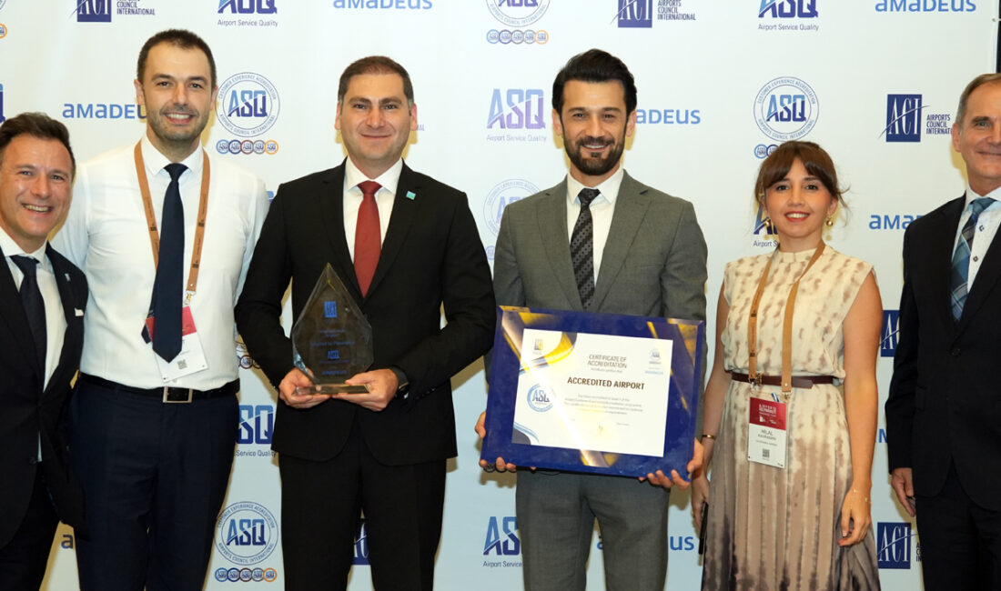 Uluslararası Havalimanları Konseyi (ACI), İGA İstanbul Havalimanı’nı üç ödüle birden