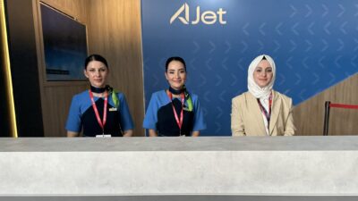 Türkiye’s youngest airline, AJet, is participating for the first time