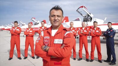 Lieutenant Colonel Kürşat Kömür, Commander of the Turkish Stars Squadron,