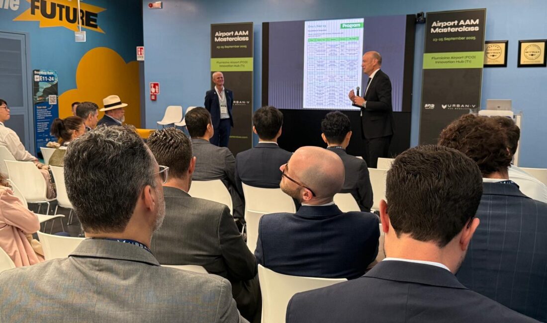 Aviationext, Roma’dan bildiriyor: Airport AAM Masterclass, Fiumicino Havalimanı’nda başladı; küresel