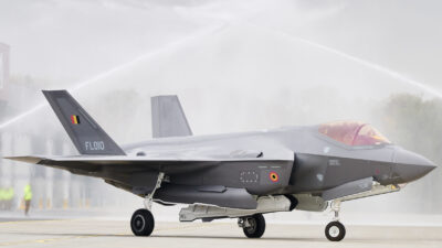 Belçika Hava Kuvvetleri’nin dördüncü F-35 savaş uçağı, Florennes Hava Üssü’ne