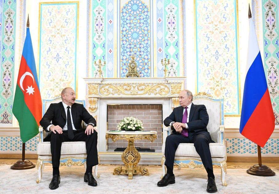 Rusya Devlet Başkanı Vladimir Putin, Tacikistan’ın başkenti Duşanbe’de, Azerbaycan Cumhurbaşkanı