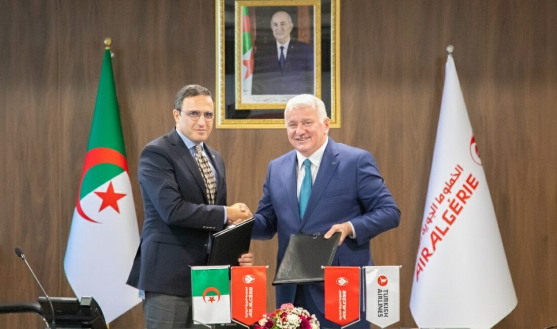 Dünyanın en çok ülkesine uçan Türk Hava Yolları ile Cezayir’in