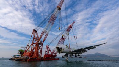 Hong Kong Havalimanı’nda geçen hafta meydana gelen ACT’ye ait Boeing