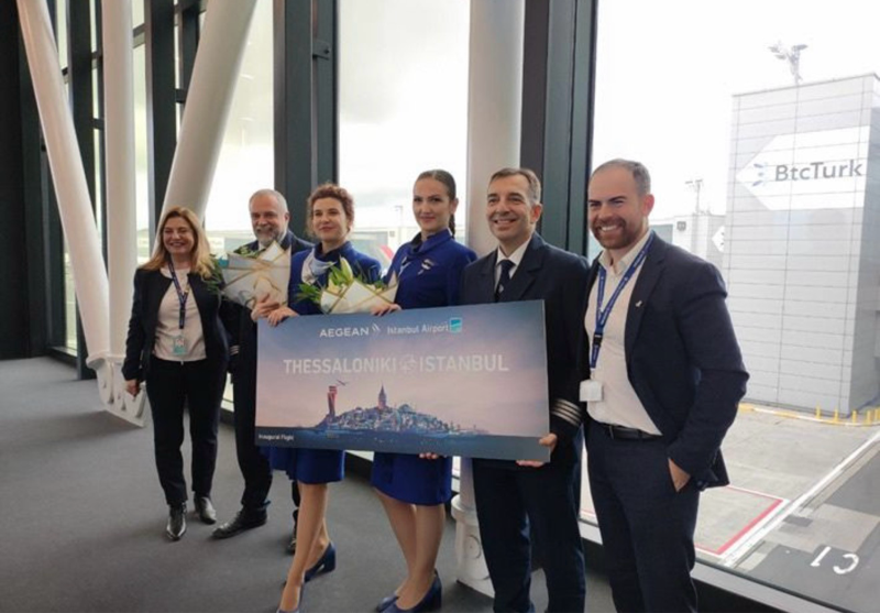 Yunanistan’ın önde gelen havayolu şirketi Aegean Airlines, Türkiye ile Yunanistan