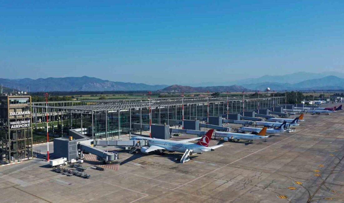 Devlet Hava Meydanları İşletmesinden yapılan açıklamada, Dalaman havalimanı 2025 yılının