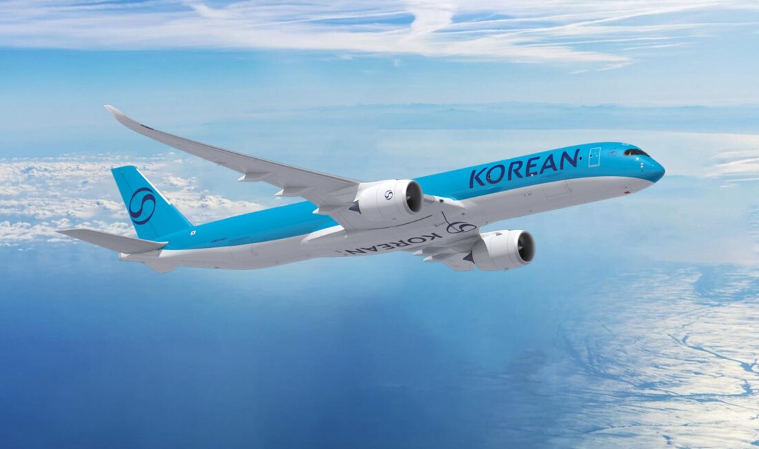 Güney Kore’nin ulusal taşıyıcısı Korean Air, mevcut yedi A350-1000 siparişini