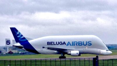 Airbus’ın son aktif BelugaST kargo uçağı, otuz yılı aşkın hizmetin