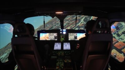 Türkiye'nin ilk milli genel maksat helikopteri GÖKBEY'in eğitimlerinde kullanılmak üzere