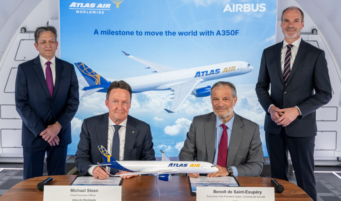 Airbus’ın en yeni kargo uçağı A350F için, ABD merkezli kargo