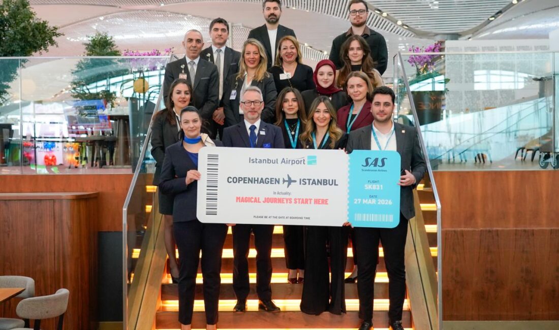 İskandinav Hava Yolları SAS, 27 Mart itibarıyla Kopenhag ile İstanbul