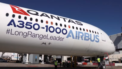 Qantas'ın uzun süredir beklenen Airbus A350-1000ULR uçağı, bu hafta Toulouse-Blagnac