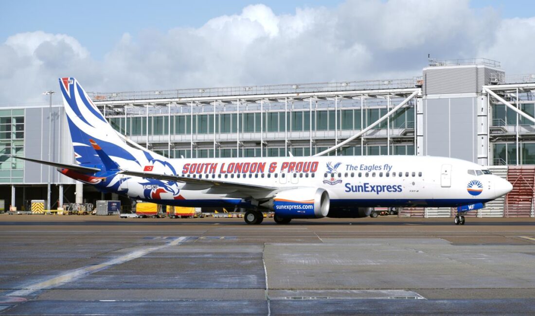 Türk Hava Yolları ve Lufthansa ortak kuruluşu SunExpress, Crystal Palace