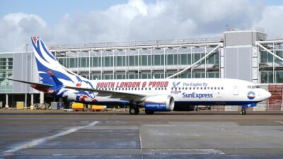 Türk Hava Yolları ve Lufthansa ortak kuruluşu SunExpress, Crystal Palace