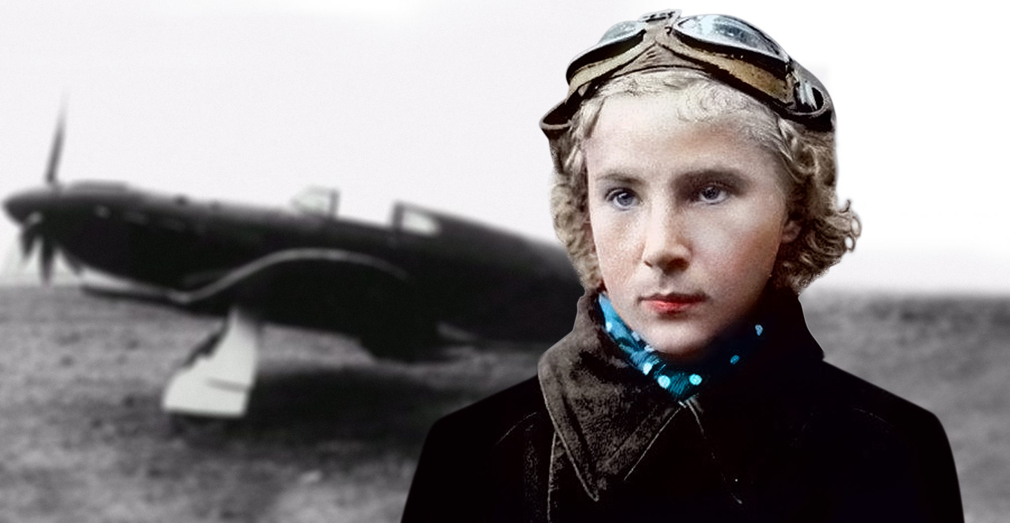 “Stalingrad’ın Beyaz Gülü” lakaplı Sovyet kadın savaş pilotu Lydia Litvyak,