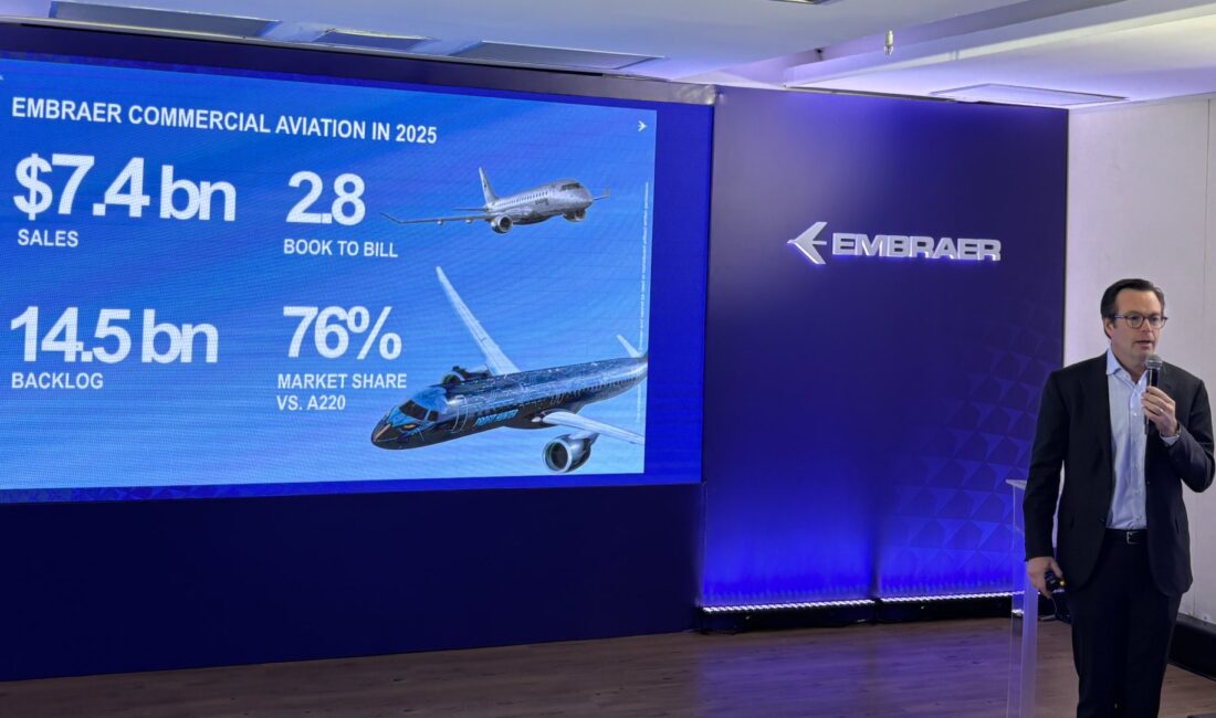 Brezilyalı uçak üreticisi Embraer'in Ticari Havacılık CEO'su Arjan Meijer, Türkiye'nin