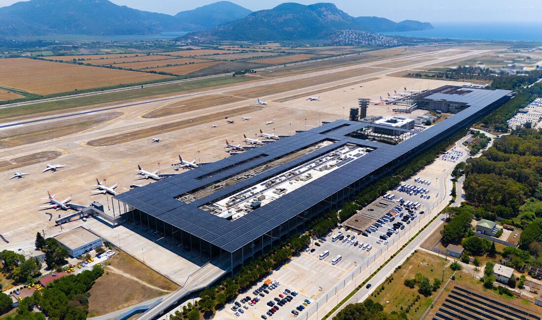 YDA Dalaman Havalimanı, terminal enerji ihtiyacının yüzde 100’ünü tamamen terminal