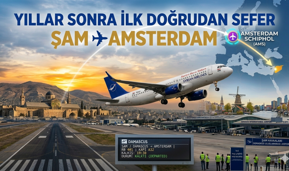 Yıllardır kesintiye uğrayan Suriye-Avrupa hava bağlantısında kritik bir eşik aşılıyor.