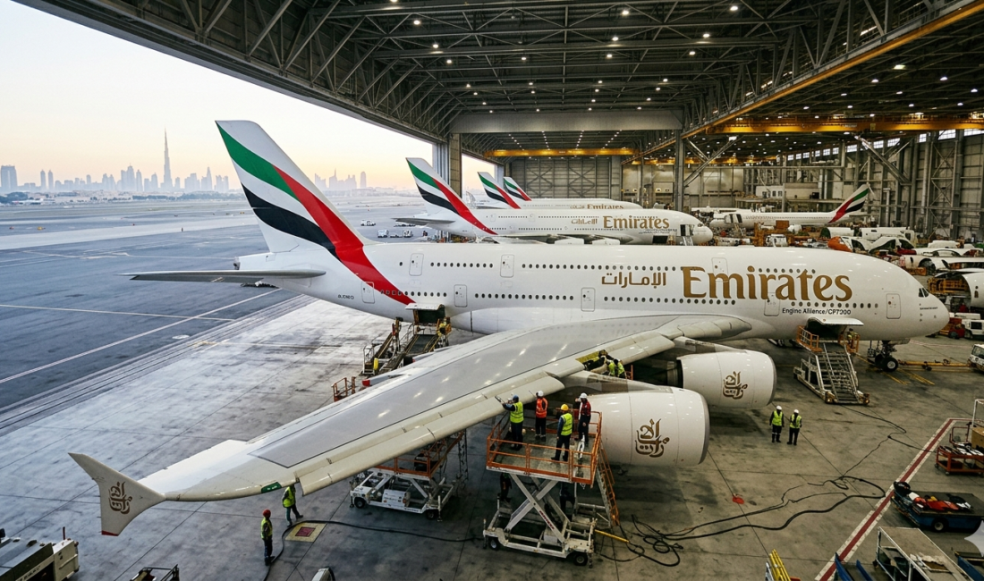 Dünyanın en büyük yolcu uçağı olan Airbus A380'ler yeniden kanat