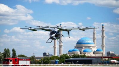 Kazakistan, elektrikli dikey iniş-kalkış yapabilen (eVTOL) hava taksilerini ulaşıma entegre