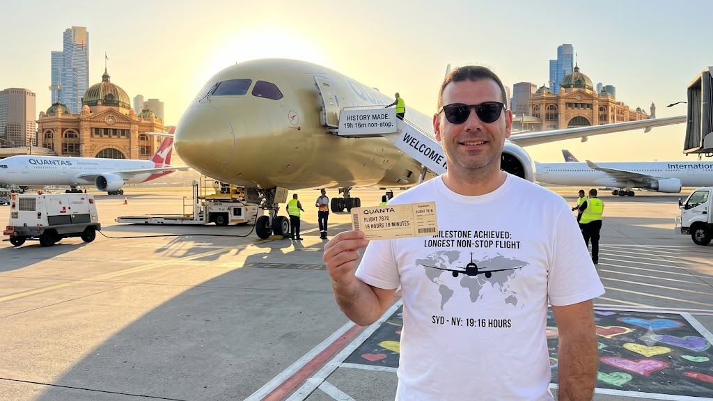 Hafta içi Airbus’ın Qantas için geliştirdiği A350-1000ULR test uçağı, Toulouse’dan