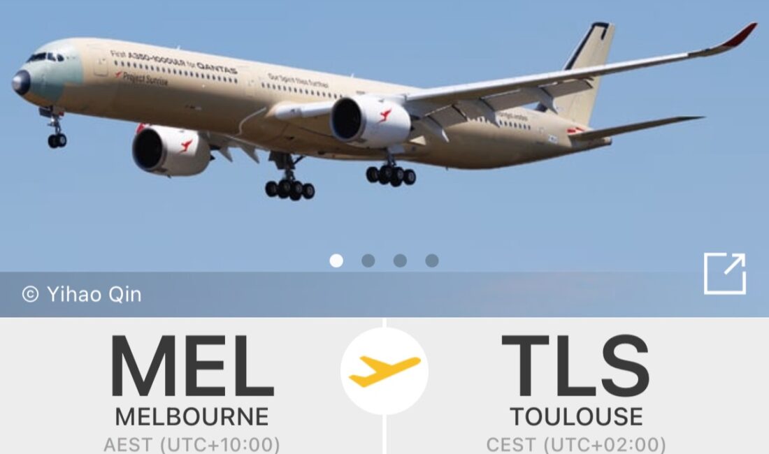 Qantas’ın dünyanın en uzun aktarmasız yolcu seferleri için geliştirilen Airbus