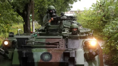 Tayvan’ın yıllık Han Kuang askeri tatbikatında bu kez yalnızca tanklar,