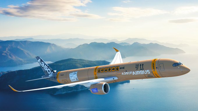 Airbus, yeni nesil kargo uçağı A350F’nin ilk uçuşunu 24 Eylül