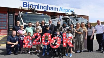 Birmingham Havalimanı’nın (BHX) personeli, Birmingham Çocuk Hastanesi için 2028 yılına