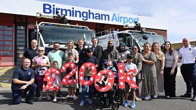 Birmingham Havalimanı’nın (BHX) personeli, Birmingham Çocuk Hastanesi için 2028 yılına