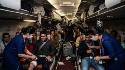 Dün Air India’nın Phuket-Delhi seferini yapan uçağı, iniş öncesinde yaşanan