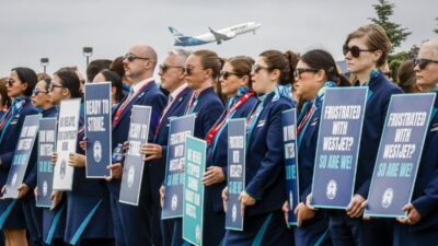Kanada’nın en büyük hava yolu şirketlerinden WestJet’te 4 bin 400