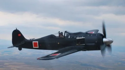 Türkiye semalarından 1940'lı yıllarda kullanılan Focke-Wulf 190 tipi Alman yapımı