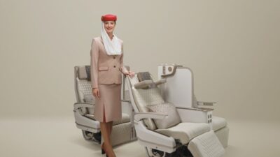 Emirates, yeni Airbus A350 uçaklarında kullanıma sunulan dünyanın ilk tamamen