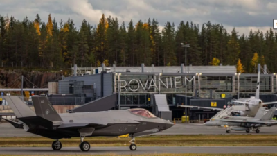 Finlandiya'nın ilk F-35A Lightning II savaş uçakları 18 Eylül'de Rovaniemi'deki