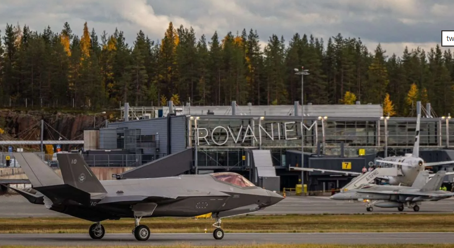 Finlandiya'nın ilk F-35A Lightning II savaş uçakları 18 Eylül'de Rovaniemi'deki