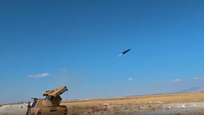 ROKETSAN, KARAOK Kısa Menzilli Tanksavar Silah Sistemi'nin ilk kez bir