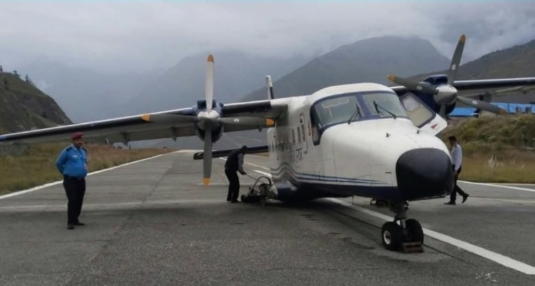 Nepal’de Sita Air’e ait Dornier 228 tipi yolcu uçağı, Juphal